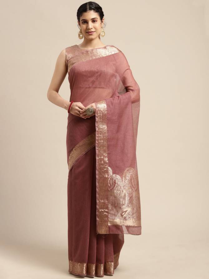 Sidnaz 6.2 Linen Woven Designer Latest Ethnic Wear Saree Collection